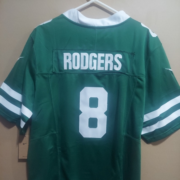 Aaron Rodgers NY Jets 2024 Green Stitched Jersey - Picture 2 of 10
